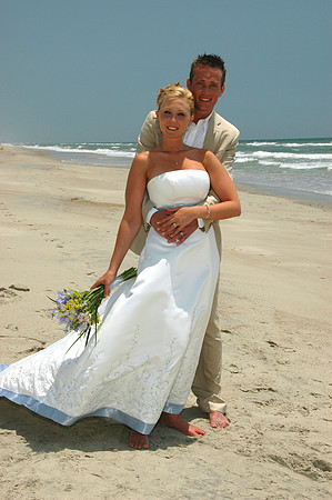 Beach wedding photographer, Carteret County wedding photographer, Emerald Isle wedding photographer