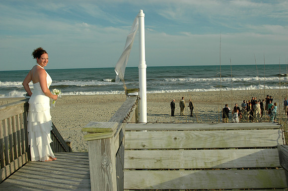 Beach wedding photographer, Carteret County wedding photographer, Emerald Isle wedding photographer