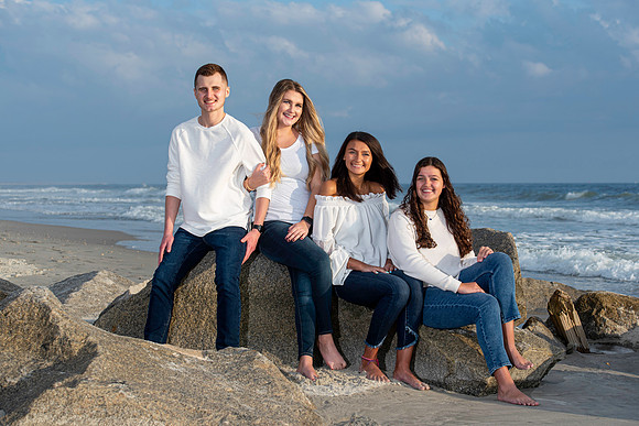 Family portraits, Fort Macon photographer