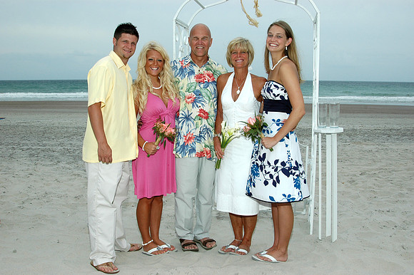 Beach wedding photographer, Carteret County wedding photographer, Emerald Isle wedding photographer