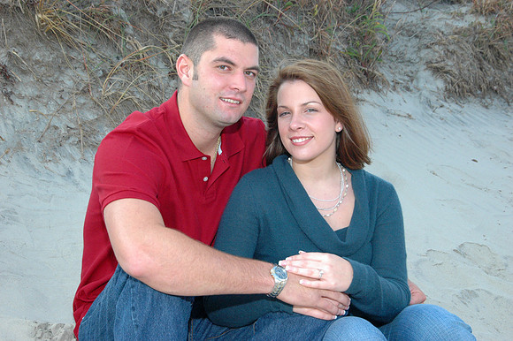 Engagement photographer, Fort Macon photographer, beach photographer