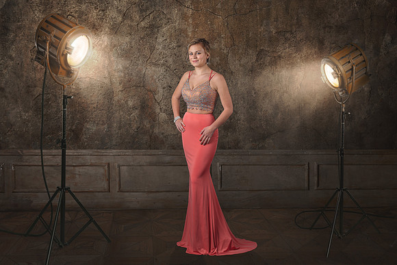 Movie Lights, Prom, Prom Dress, Senior