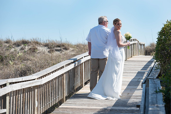 Beach wedding photographer, Carteret County wedding photographer, Emerald Isle wedding photographer