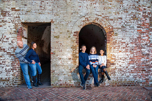 Family portrait photographer, Carteret County photographer, Fort Macon photographer